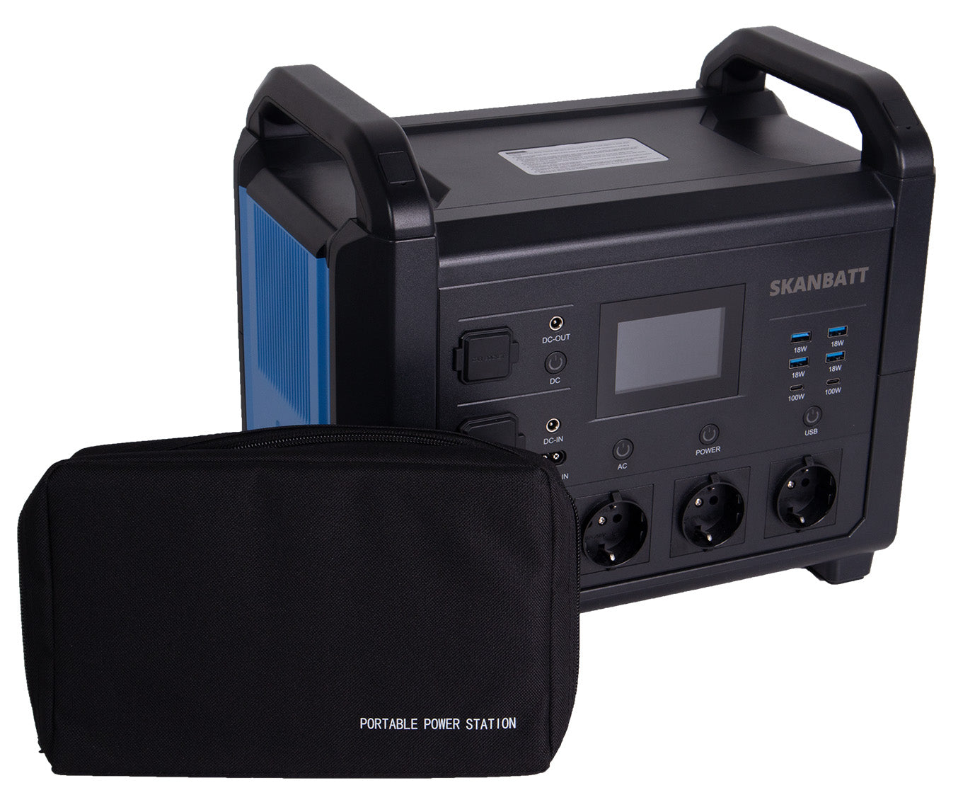 SKANBATT LITHIUM LPS 1536Wh Power Supply med 1600W Ren Sinus Inverter - Image 3