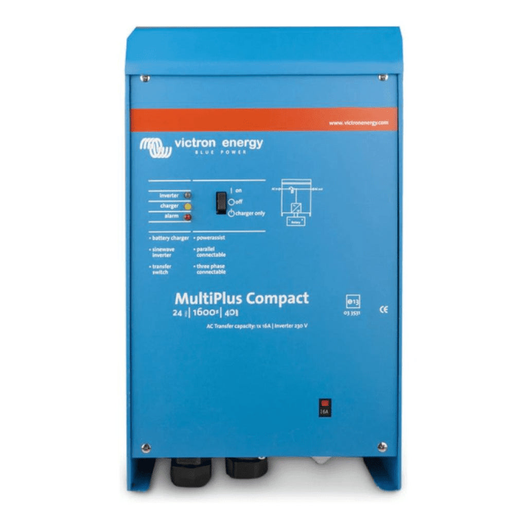 VICTRON MultiPlus C24/1600/40-16 kombi inverter og lader shown in product view