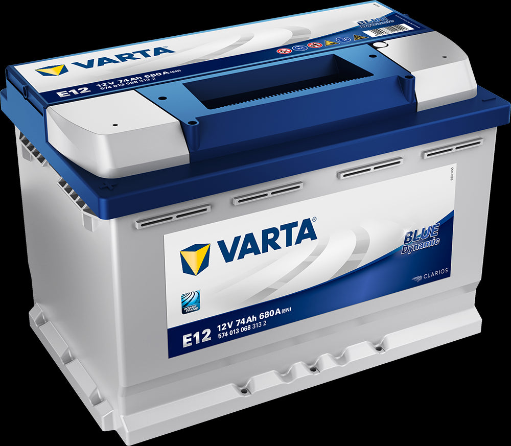 Varta Blue Dynamic Batteri 12V 74Ah 680Cca (278X175X190/190Mm) +Venstre E12