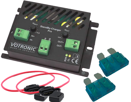 Pakke For Lading Av Start 8A Votronic Pro M/Kabelkit shown in product view