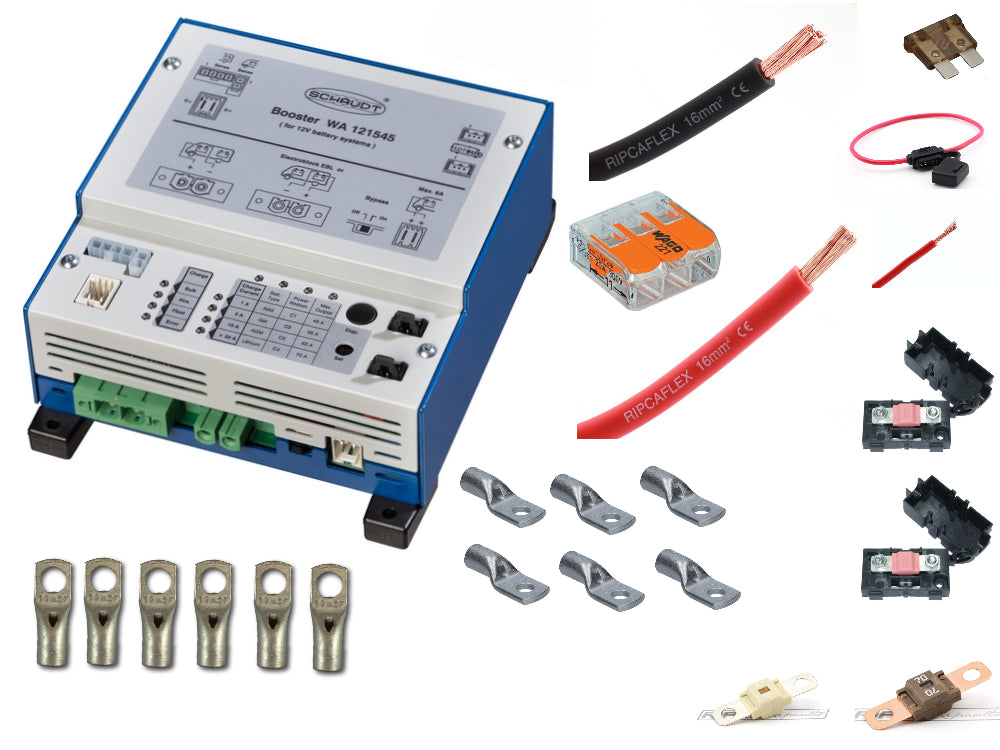 Fricampingpakke M/ 45A Dynamo Hurtiglader Med Komplett Monteringskit