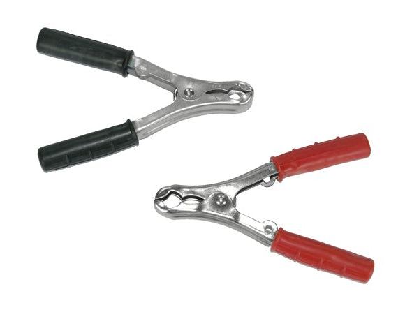 Batteriklemmer 80A - Sett Sort/Rød - Isolert