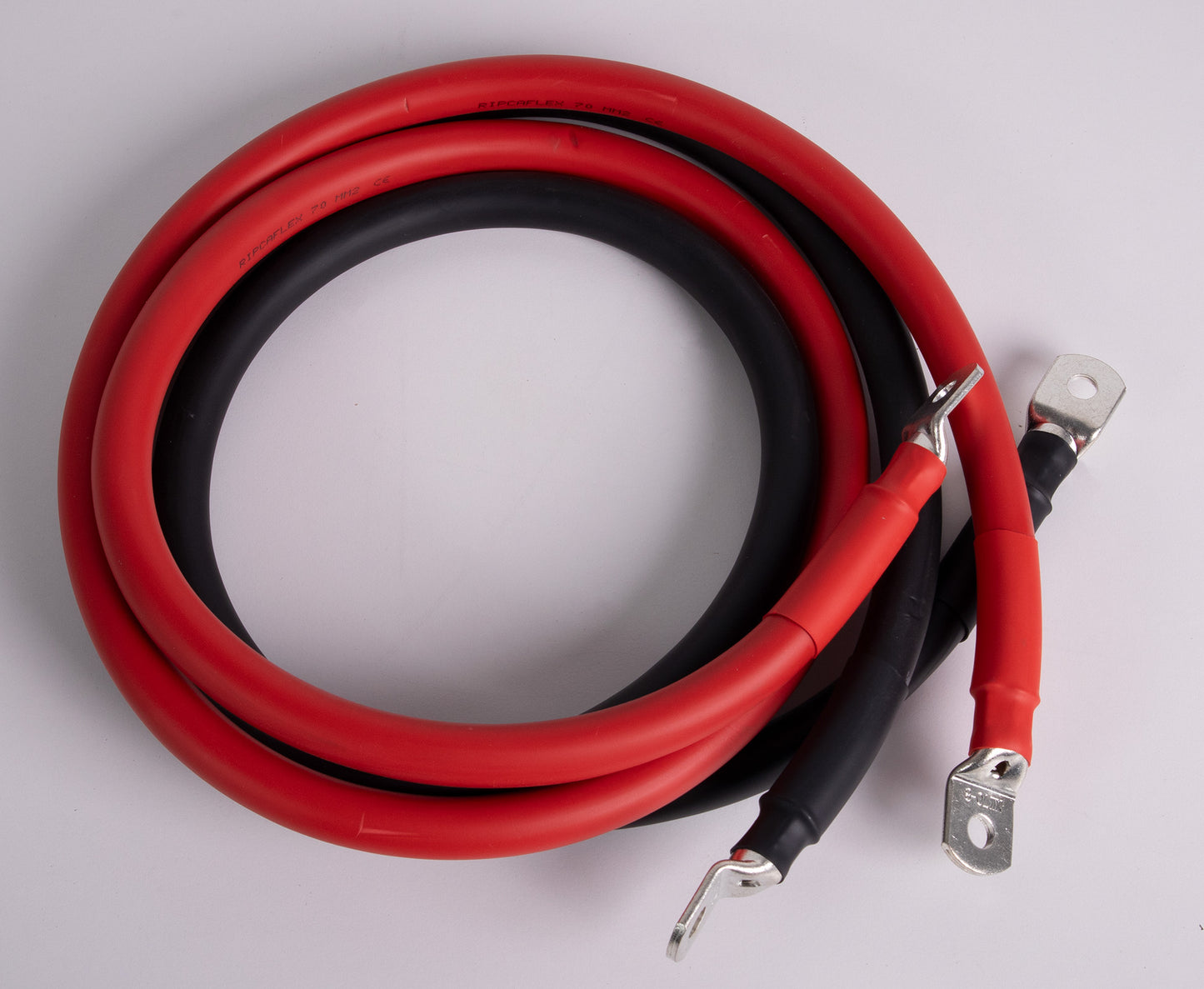 Batterikabel 2X70Mm2 M/8Mm 140Cm