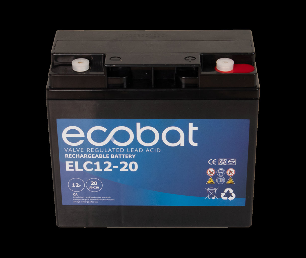 ECOBAT ELC12-20 AGM Batteri 12V 20AH (RT12180) - Image 2