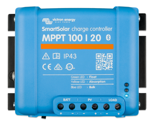 Victron Smartsolar Mppt 100/20 12-48V shown in product view