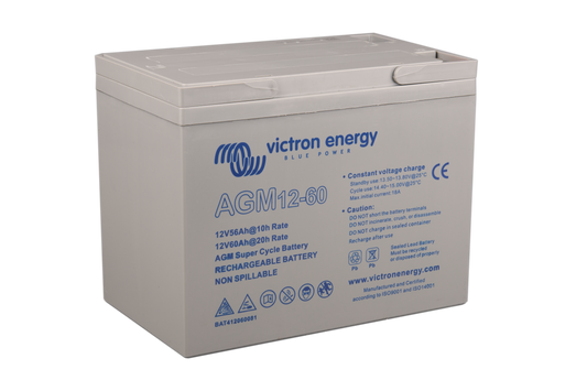 Victron AGM Super Cycle Batteri 12V/60Ah (M5) shown in product view