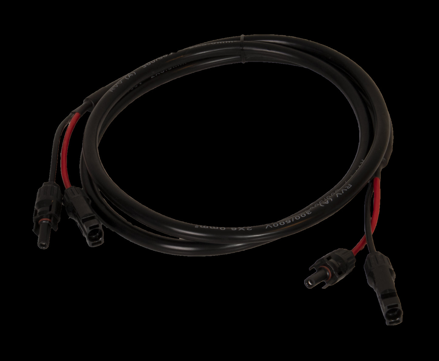 PV Kabel skjøt 2m (MC4 hann + MC4 hunn) - Image 1