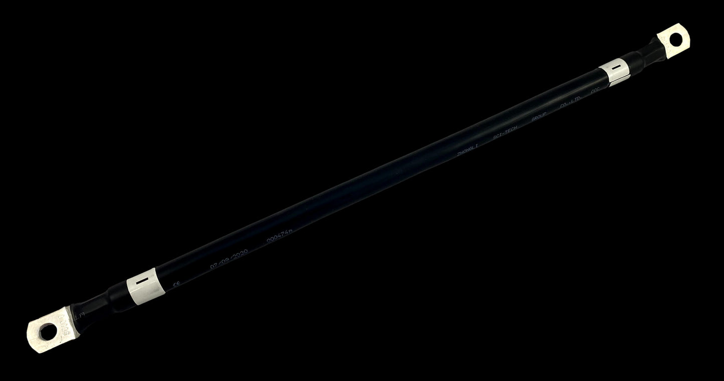 Batterikabel 50Mm2 Med 8Mm Øyer 40Cm - Minus