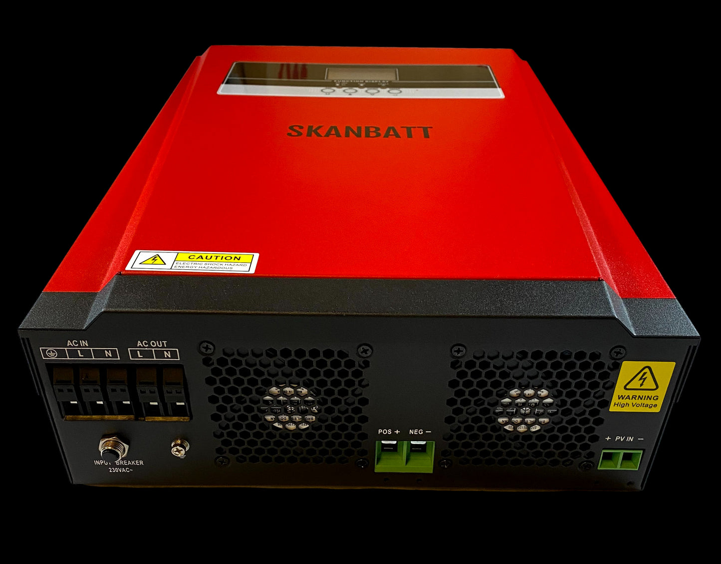 SKANBATT Pro Hybrid inverter 24V 3000W (6000W) MPPT 80A - Image 3