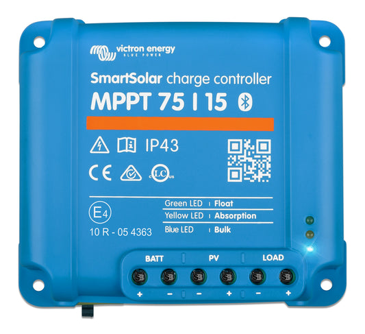 Victron Smartsolar Mppt 75/15 shown in product view