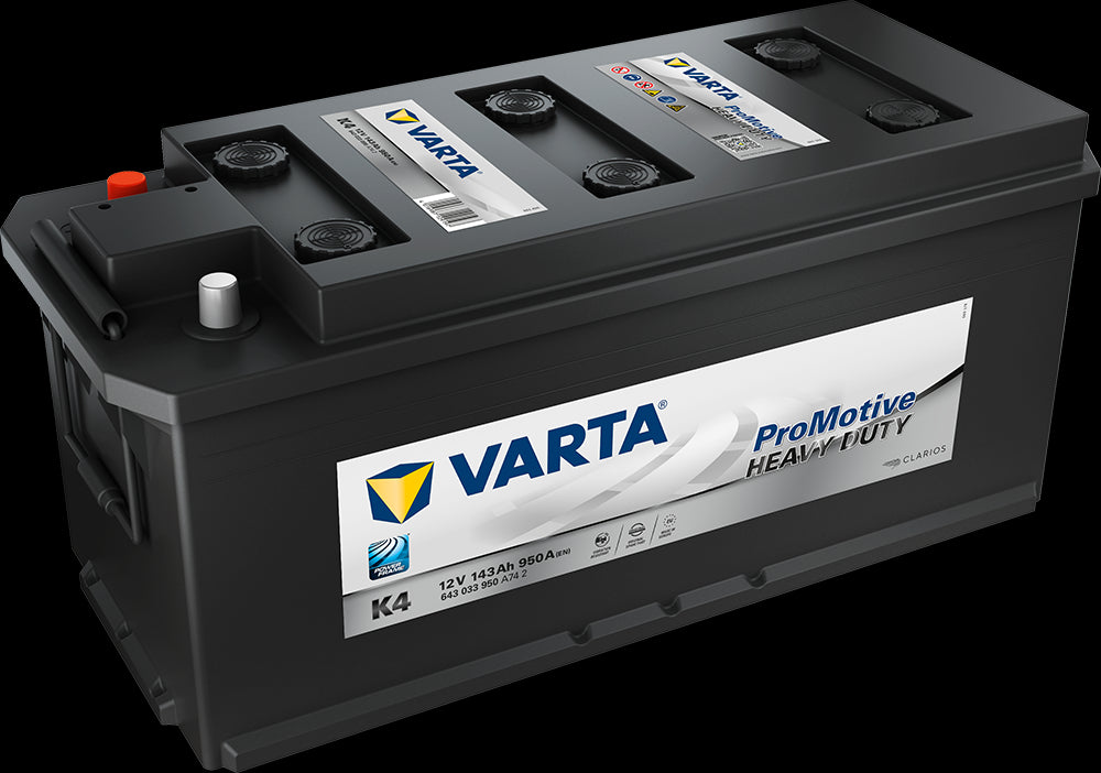 Varta Promotive Black Batteri 12V 143Ah 950Cca (514X218X190/210Mm) +Venstre K4