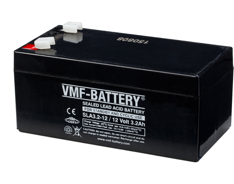 Vmf 12V 3,2Ah Agm Batteri (Tilsvarer Ritar Rt1232)