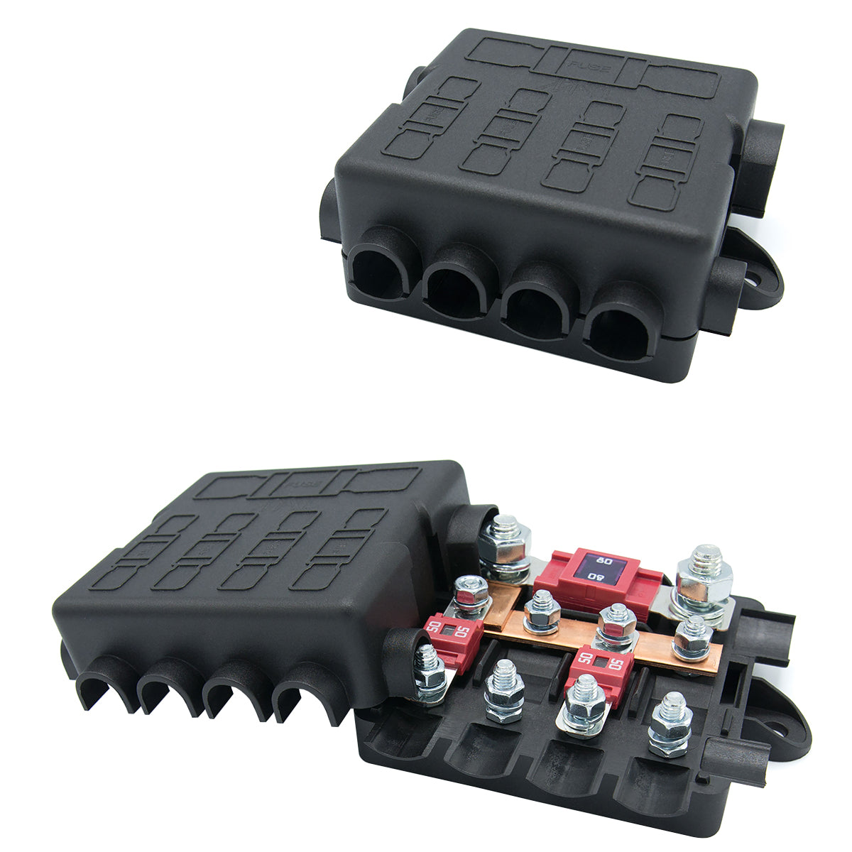 Sikringsholder Til Midi Sikringer 4-Pos Og 1-Pos Mega