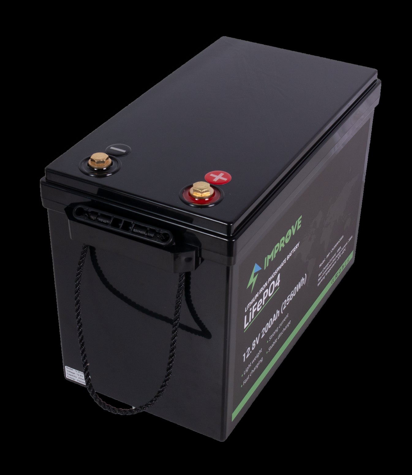 IMPROVE Lithium Batteri 12V 200Ah (LiFePO4) BMS 200A - Image 3