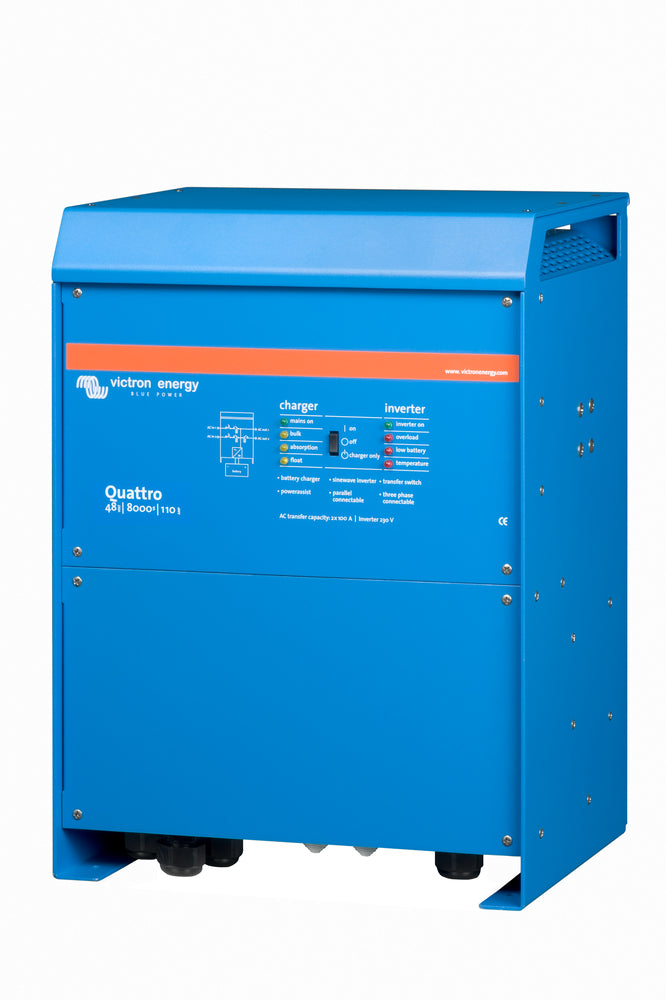 Victron Quattro 48/8000/110-100/100 Kombinert Batterilader Og Inverter