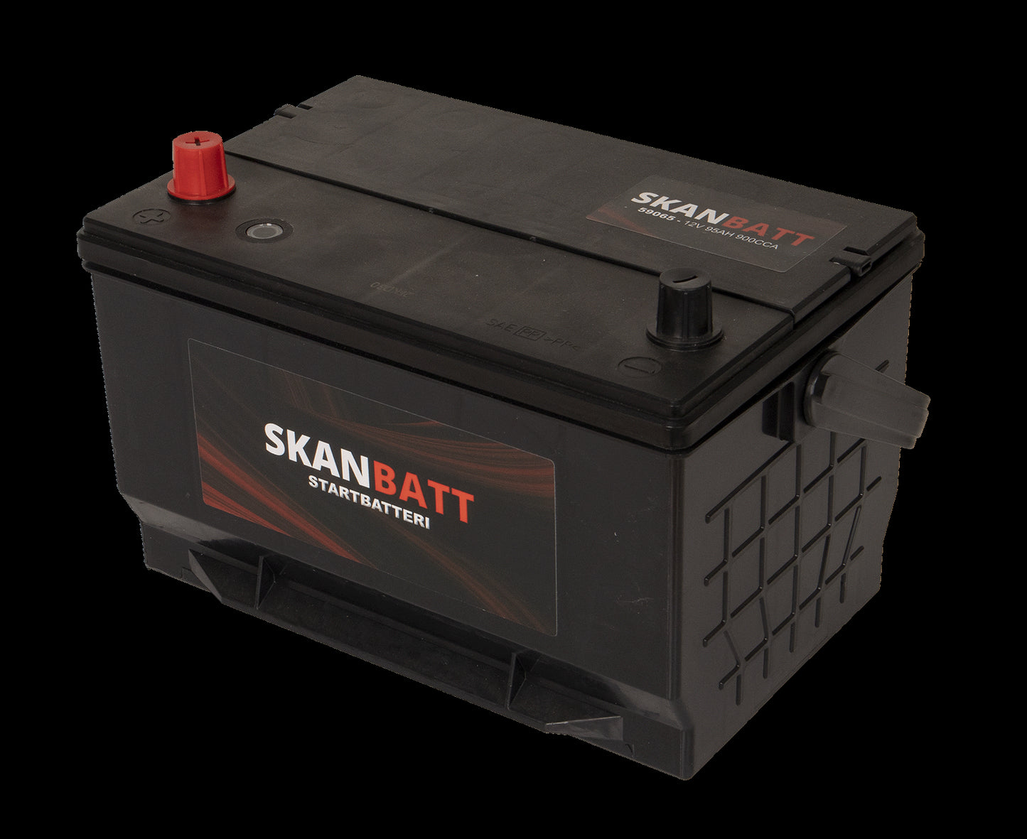 Skanbatt Startbatteri 12V 95Ah 900Cca (296X187X171/191Mm) +Venstre