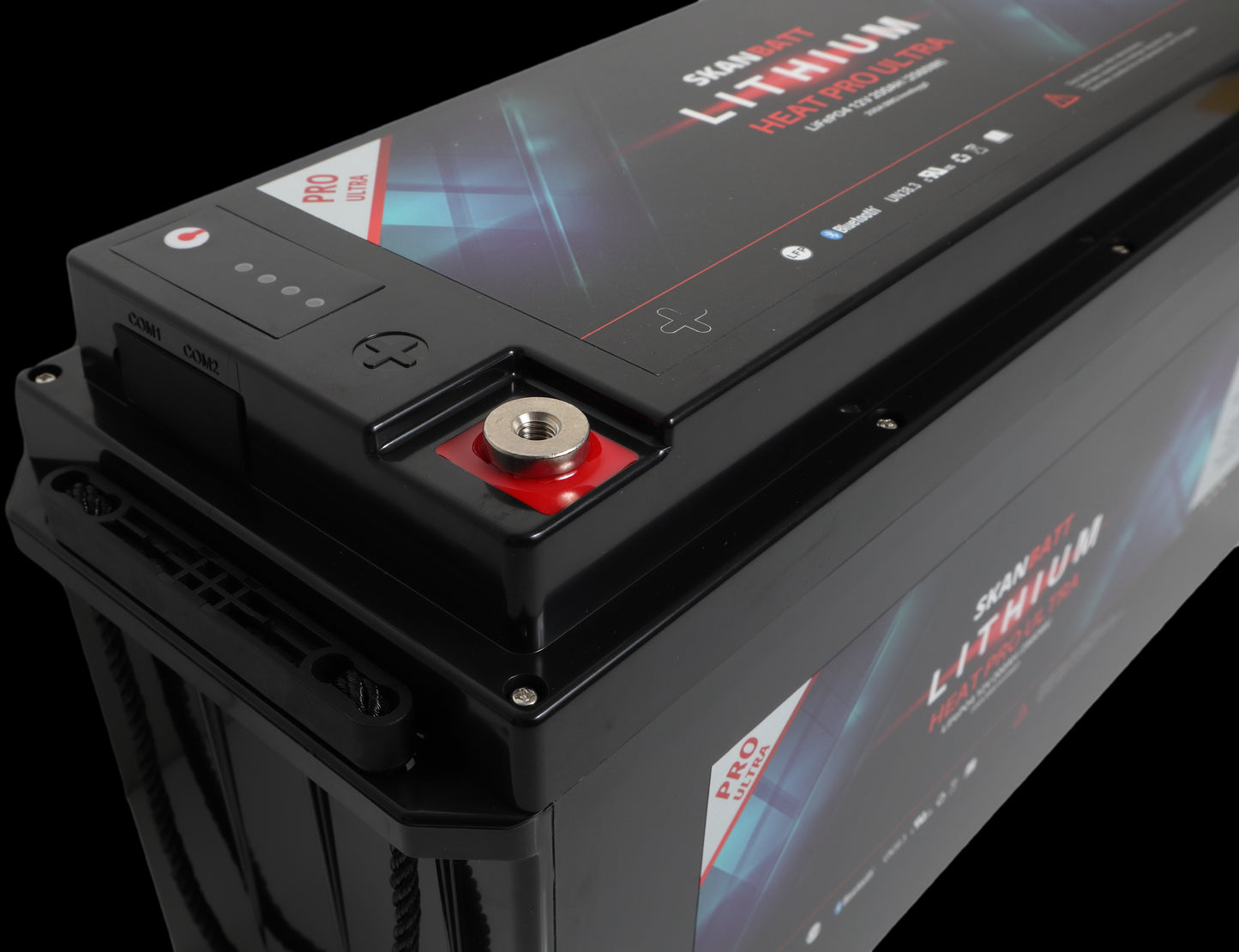 SKANBATT Lithium HEAT PRO 'Ultra' 12V 200AH - CAN Bus - 400A (<3s) - 8 års garanti - Image 3