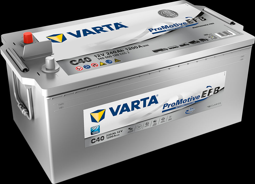 Varta Promotive Efb Batteri 12V 240Ah 1200Cca En (518X276X242Mm) +Venstre C40