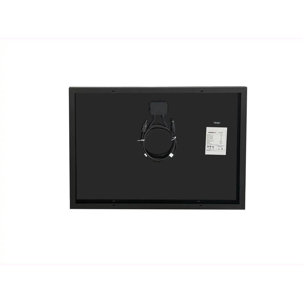 SKANBATT Solcellepanel 80W - TOPCON - All Black - 765x570x30mm