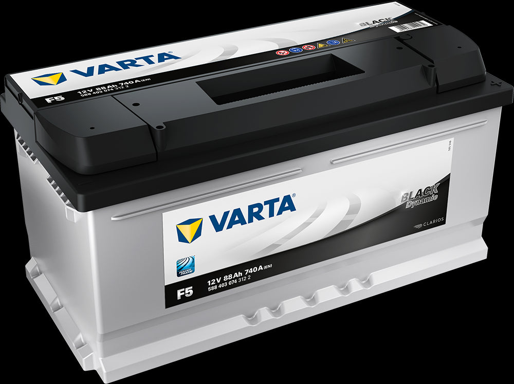 VARTA Black Dynamic Batteri 12V 88AH 740CCA (353x175x175/175mm) +høyre F5 - Image 1