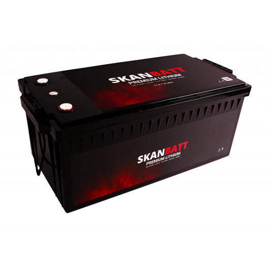 Skanbatt Premium Lithium LiFePO4-batteri 12V 300Ah