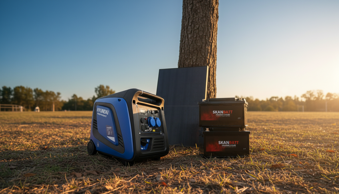 Hvordan sette sammen det perfekte solcelleanlegget - fra panel til batteribank og aggregat