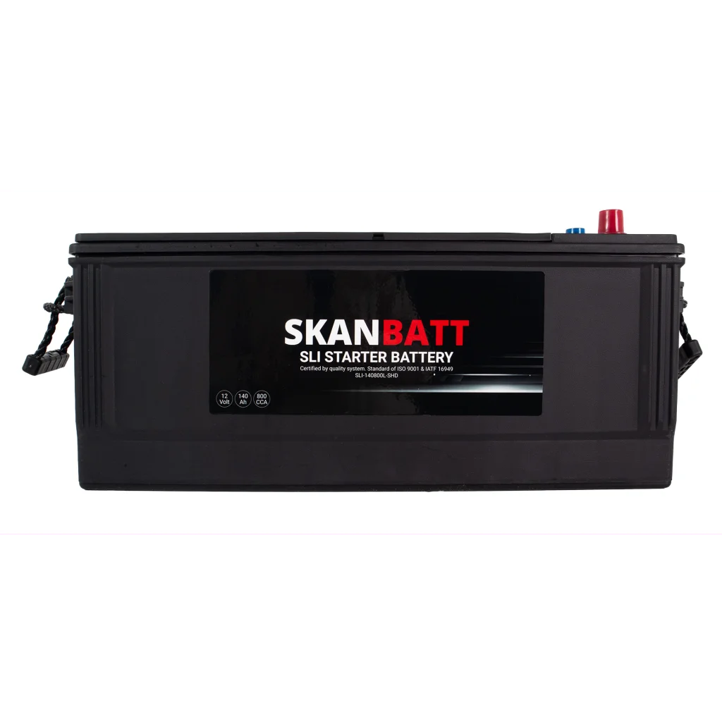 SKANBATT SLI SHD Startbatteri 12V 140AH 800CCA (513x189x223mm) +L