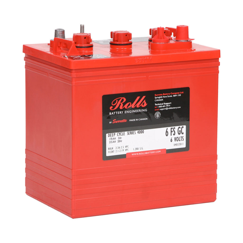 ROLLS 6-FS-GC Deep Cycle Batteri 6V 215AH (259x181x279mm) - Image 1