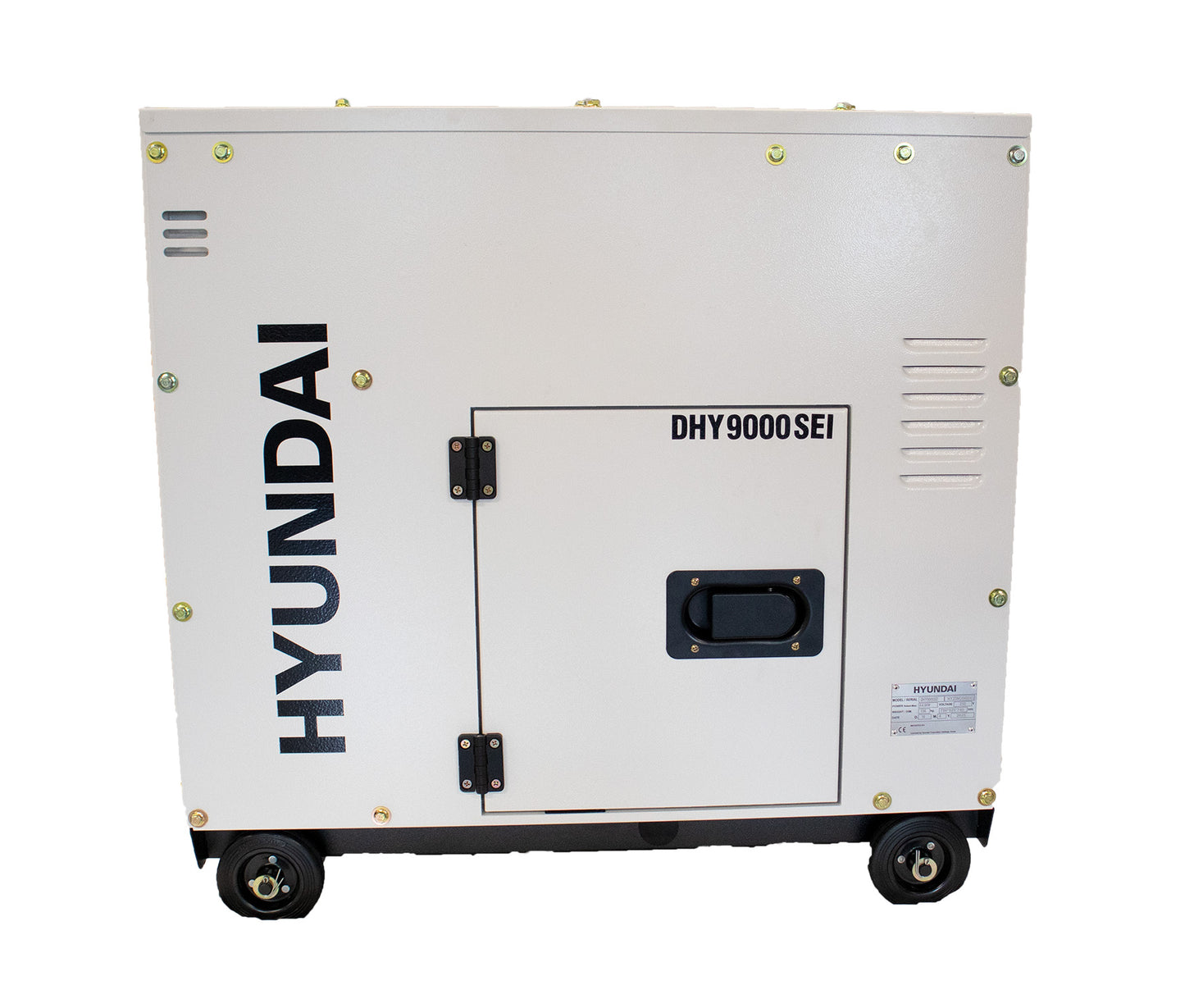 HYUNDAI DHY9000SEi Diesel Inverter Strømaggregat 6500W - Elektrisk start - Forvarming - ATS