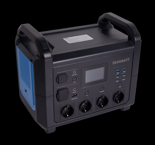 LITHIUM LPS 1485Wh Power Supply med 1500W Ren Sinus Inverter