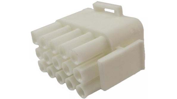 Plugghus, Rett, 6.35 mm, 15 Pole, TE Connectivity - Image 1