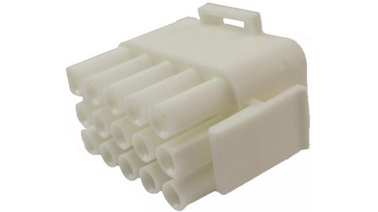 Plugghus, Rett, 6.35 mm, 15 Pole, TE Connectivity - Image 1