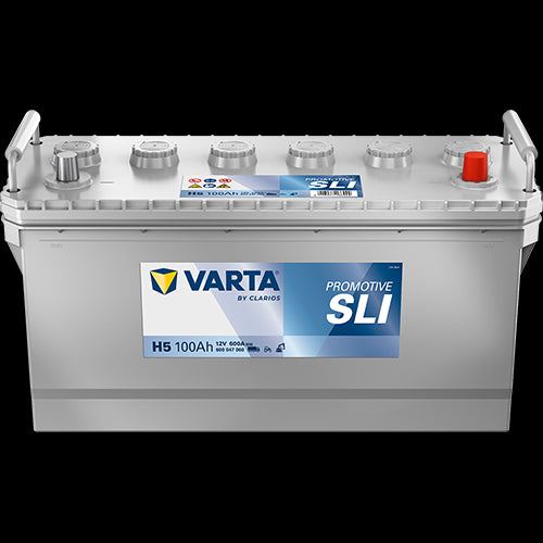 VARTA Promotive HD Batteri 12V 100AH 600CCA (413x175x200/220mm) +høyre H5 - Image 1