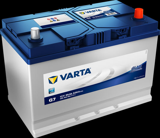 VARTA Startbatteri Blue Dynamic 12V 95AH 830CCA (306x173x200/225mm) +høyre G7 - Image 1