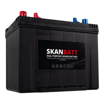 SKANBATT Dual Purpose 12V 80AH 730CA (260x174x225mm) +L