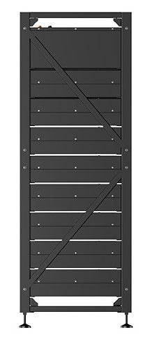 SKANBATT High Volt rack 307,2V - 30,72kWh - Inkludert stativ og BMU - Image 4