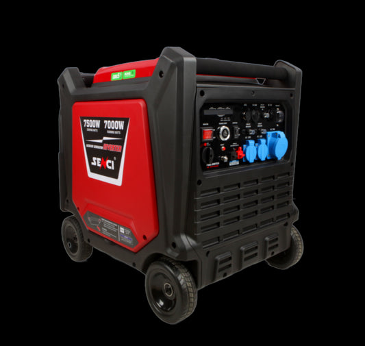 SENCI SC8000i Inverter Aggregat - Bensin - Max 7500W - ATS - Elektrisk start - Image 1