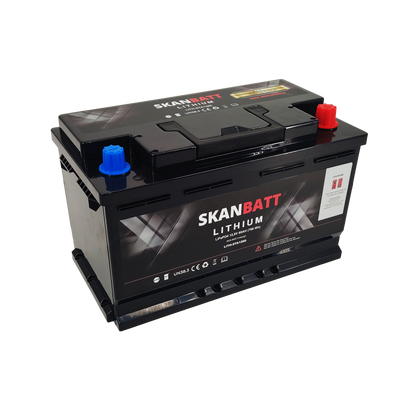 Skanbatt Lithium Start- Og Forbruksbatteri 12V 60Ah 900Ca - Bluetooth shown in product view