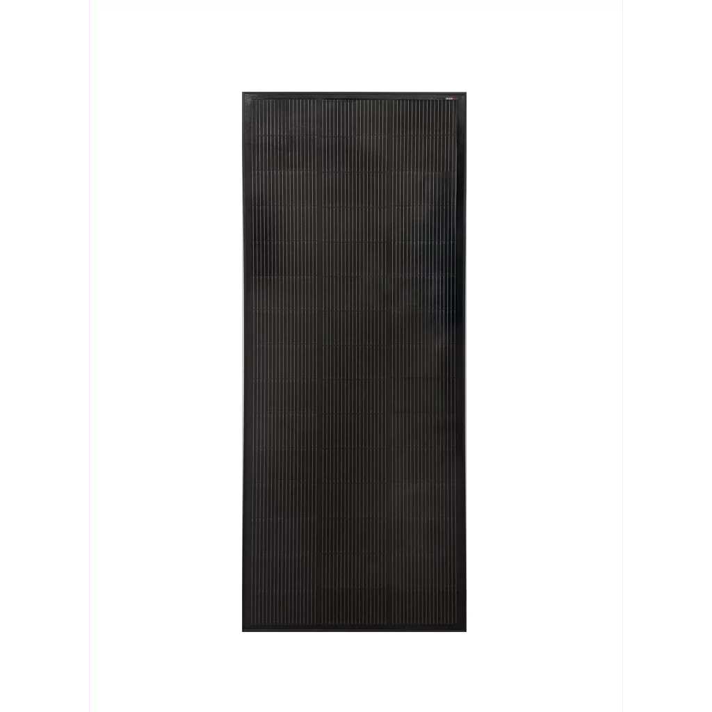 SKANBATT 200W TOPCON HighVolt solcellepanel - 1200x770x30 - Black, Mono shown in product view