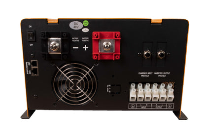 Skanbatt Kombi Batterilader Og Inverter 48V 5000W M/Fjernkontroll label detail