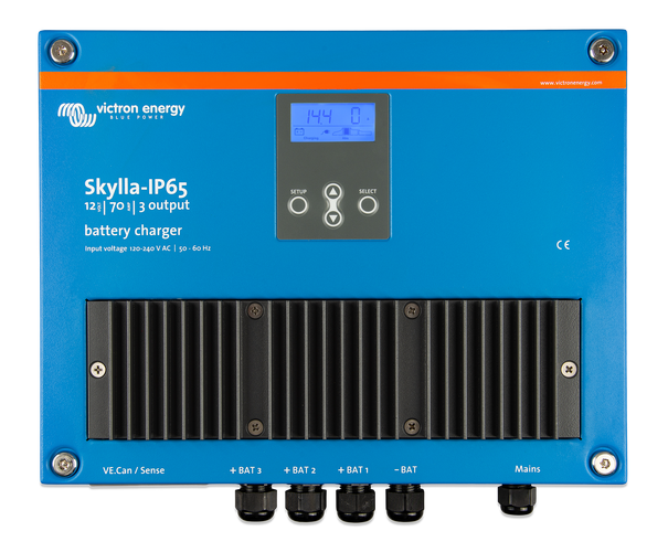 Victron Skylla Ip65 12V 70A 3 Kanaler shown in product view