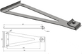 Festebrakett Skanbatt Ultra98 / 95-100Ah Blybatteri