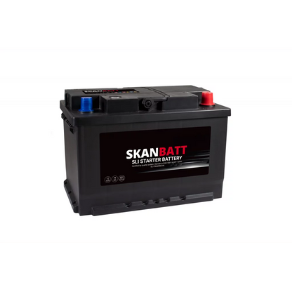 SKANBATT SLI Startbatteri 12V 78AH 660CCA +R shown in product view