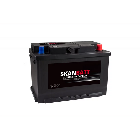 SKANBATT SLI Startbatteri 12V 78AH 660CCA +R shown in product view