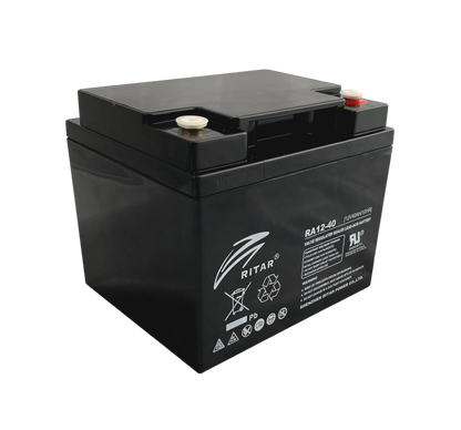 Ritar Agm Deep Cycle Batteri 12V 40Ah +Høyre shown in product view