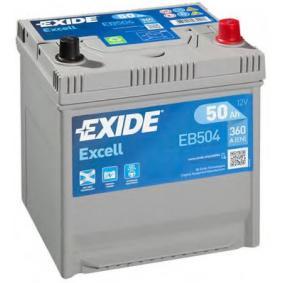 EXIDE STARTBATTERI 12V 50AH (200x173x200/220mm) +Høyre - Image 1