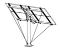 Bakkestativ Til Solcelle 4X335/400W