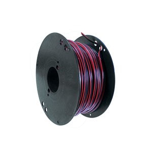 Dobbelisolert kabel 2x6mm2 rød/sort (metervare) - Image 1