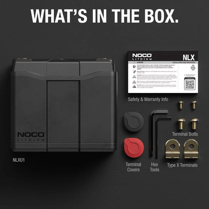 NOCO Dual Litium Batteri - 40Ah 600CCA shown in product view
