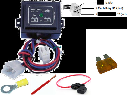 Pakke for lading av startbatteriet via Victron solcelleregulator - 4A versjon - Image 1